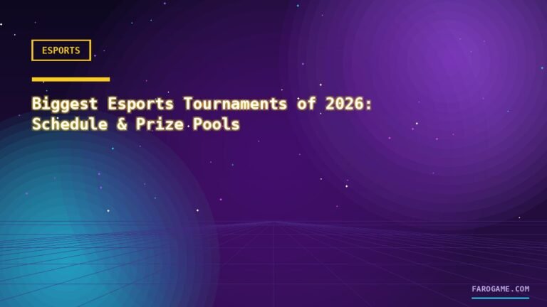 Biggest Esports Tournaments of 2026: Schedule & Prize Pools