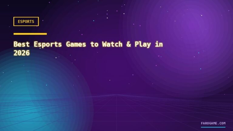 Best Esports Games to Watch & Play in 2026